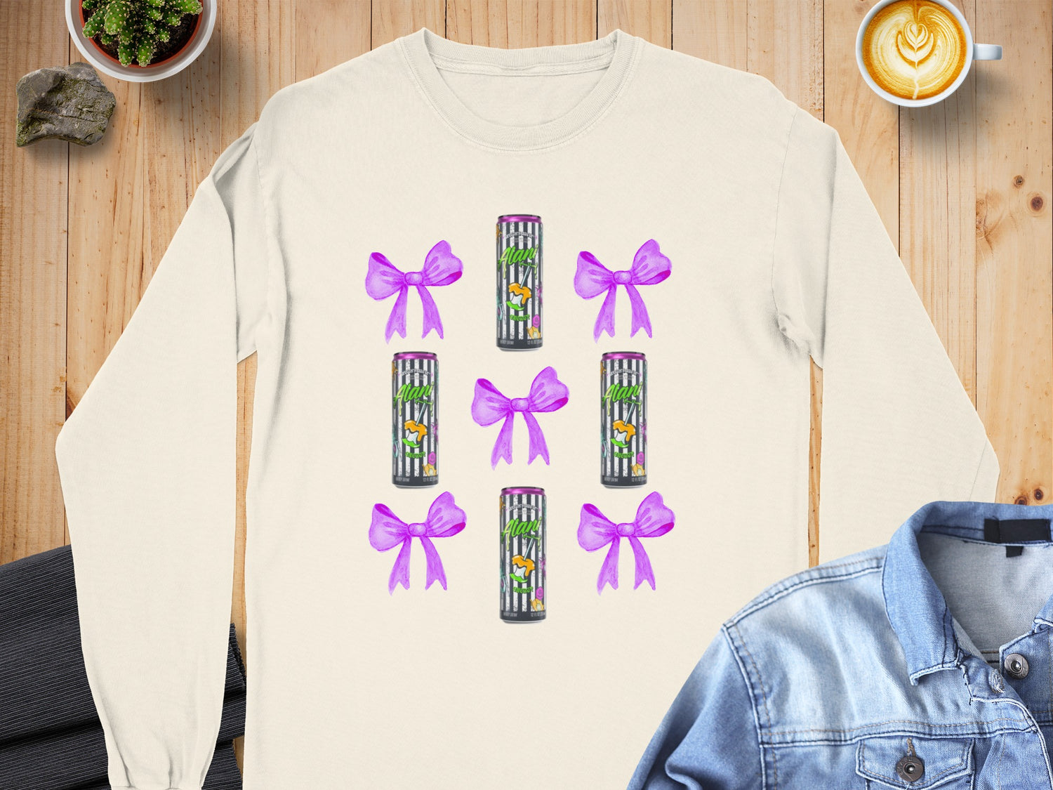 Colorful Patterned Design Long Sleeve Shirt product